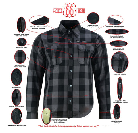 Kevlar Riding Shirt - Flannel (M/F)