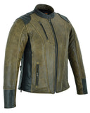 Soft Premium Leather Jacket - Two Tone Brown (DS-830)