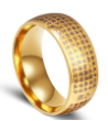 Heart Sutra Buddhist Scriptures Titanium Steel Ring (CGD-008)