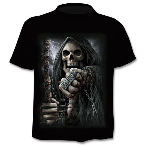 Skeleton Boss / Thumbs Down s/s T-shirt (CGD-018)