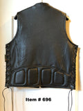 Leather Vest (Men's) (CGD-AK696)