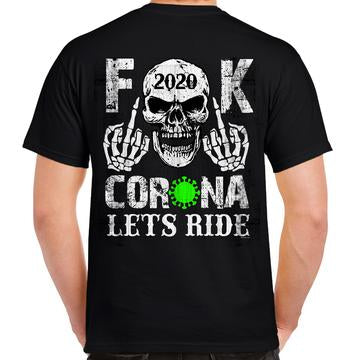 F**K Corona Let's Ride s/s T-shirt (CGD-BL/745)