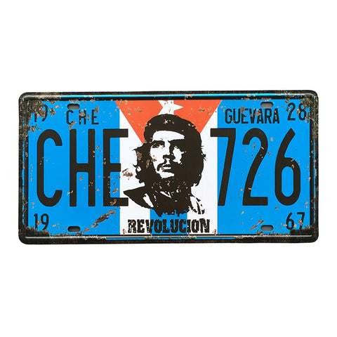 Vintage Che Guevara License Plate / Wall Art (CGD-1002)