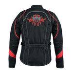 Embroidered Textile Riding Jacket (DS-826)