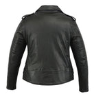 Classic Police Style M/C Jacket (Ladies) (DS-850)