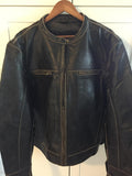 Leather Jacket - Distressed Brown (Men's (CGD-AK416RF)