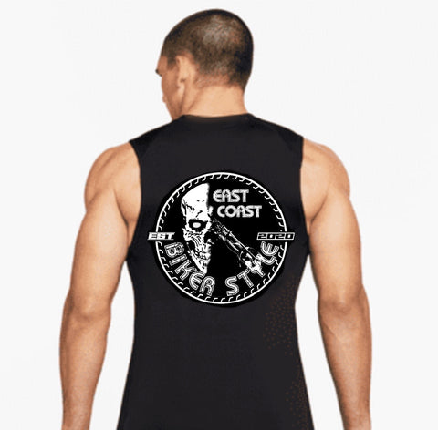 "Route 66 North / East Coast Biker Style" Muscle T-shirt (CGD-3500)