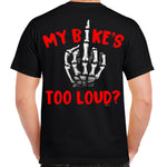 My Bike's Too Loud Finger s/s T-shirt (CGD-BH/18)