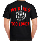 My Bike's Too Loud Finger s/s T-shirt (CGD-BH/18)