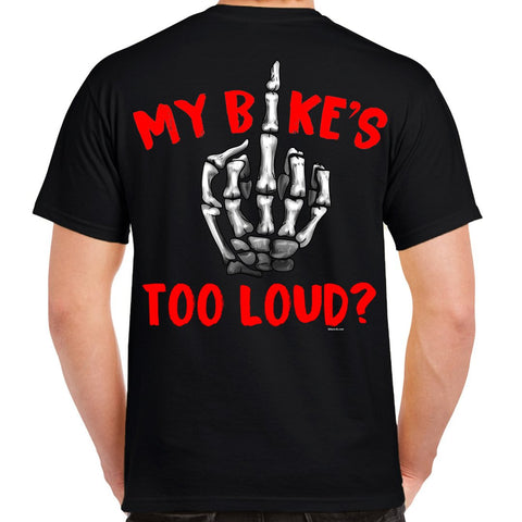 My Bike's Too Loud Finger s/s T-shirt (CGD-BH/18)