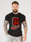 "Route 66 North / East Coast Biker Style" T-shirt (CGD-R66-ECBS-T-shirt)