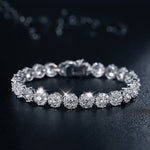 White Gold CZ Diamond Bracelets (CGD-096)